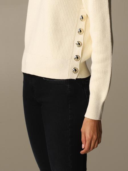 sweater with buttons on neck