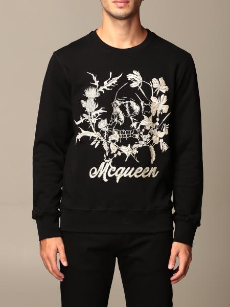 ALEXANDER MCQUEEN: jumper for men - Black | Alexander Mcqueen jumper ...