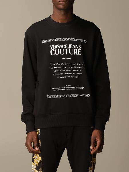 Versace Jeans Couture Sweatshirt For Men Black Versace Jeans