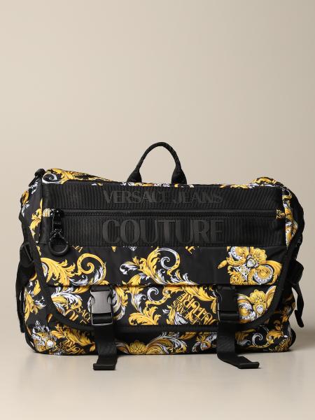 Borsa a tracolla Versace Jeans Couture in nylon con stampa barocca