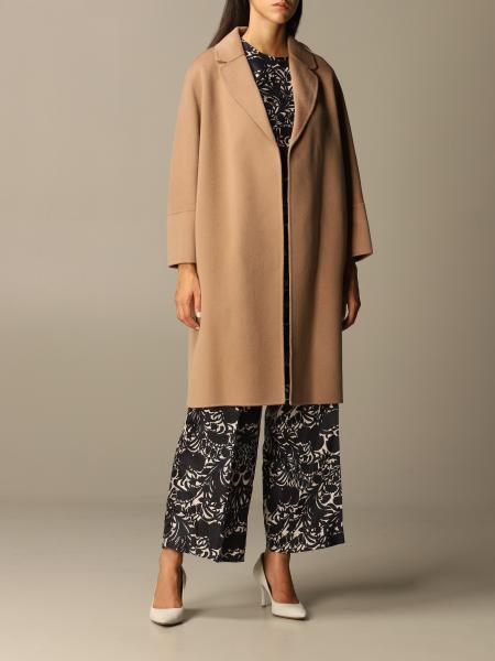 S Max Mara coat in virgin wool | Coat S Max Mara Women Camel | Coat S ...