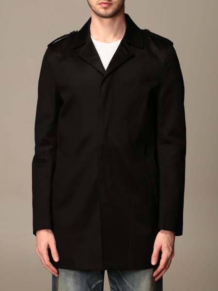 SAINT LAURENT: coat for men - Black | Saint Laurent coat 635769 Y1B77 ...