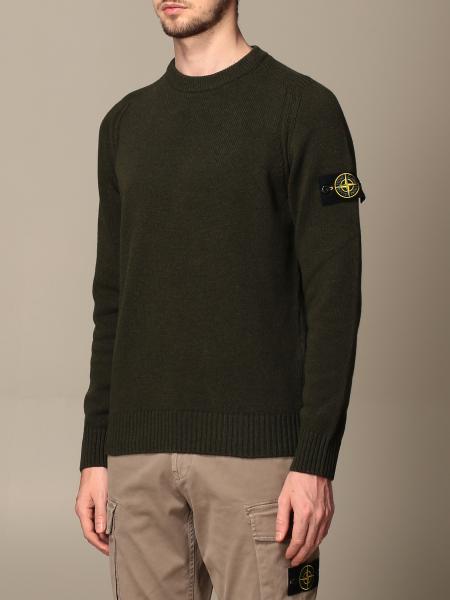 stone island green crewneck