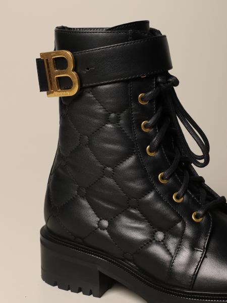 balmain quilted boots