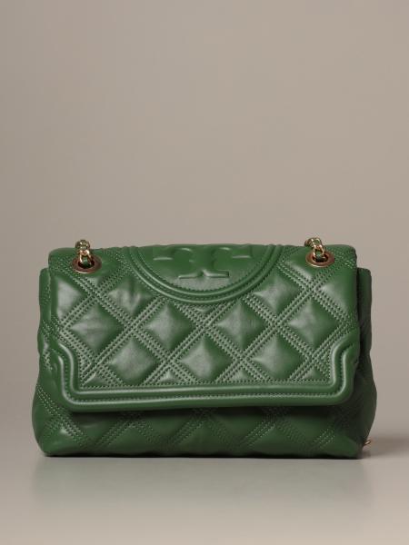 Tory Burch Shoulder Bag Fleming Soft 56716 Green Leather Chain Women's TORY  BURCH