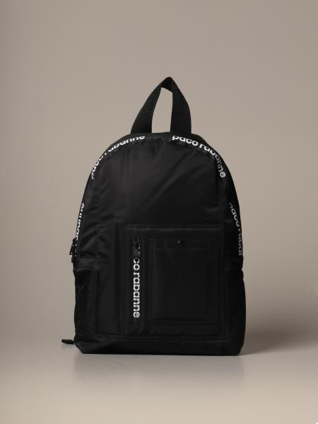 PACO RABANNE: backpack for women - Black | Paco Rabanne backpack ...
