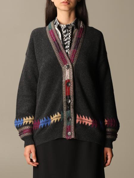 ETRO: cardigan for woman - Grey | Etro cardigan 19373 9153 online on ...