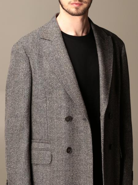 Classic Z Zegna double-breasted coat | Coat Z Zegna Men Grey | Coat Z