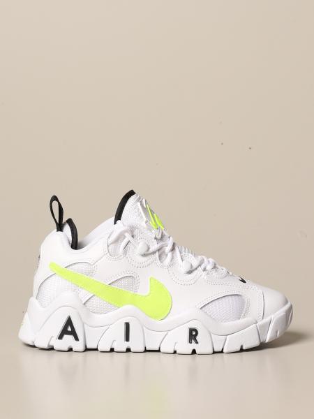 Air Barrage Nike sneakers in leather and micro mesh | Sneakers Nike Women  Yellow | Sneakers Nike CK4355 Giglio EN