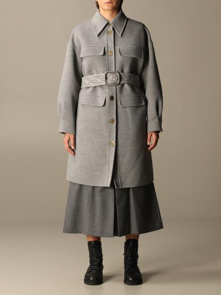 人気No.1】 slit side foufou belted サイドスリットベルト coat