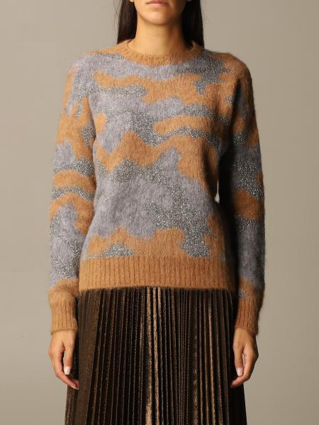 LIU JO: sweater for woman - Camel | Liu Jo sweater MF0160MA75I online