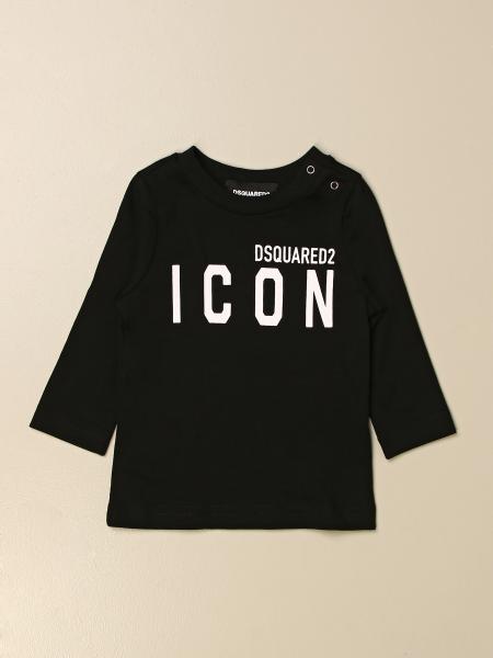 Gezag kruipen Retoucheren Dsquared2 Junior Outlet: T-shirt with logo - Black | Dsquared2 Junior  t-shirt DQ04D7 D00MV online on GIGLIO.COM