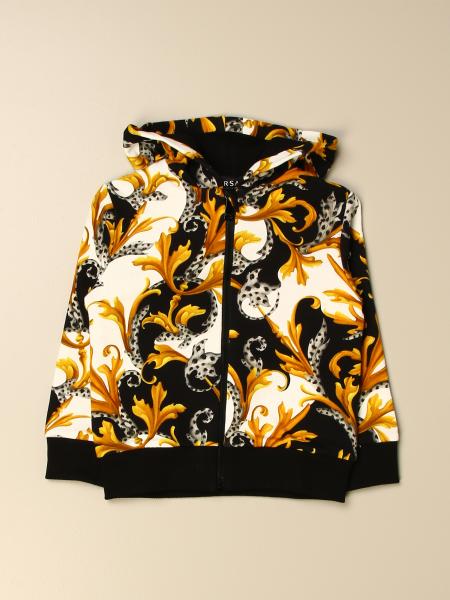 Versace Young sweatshirt in cotton with baroque print