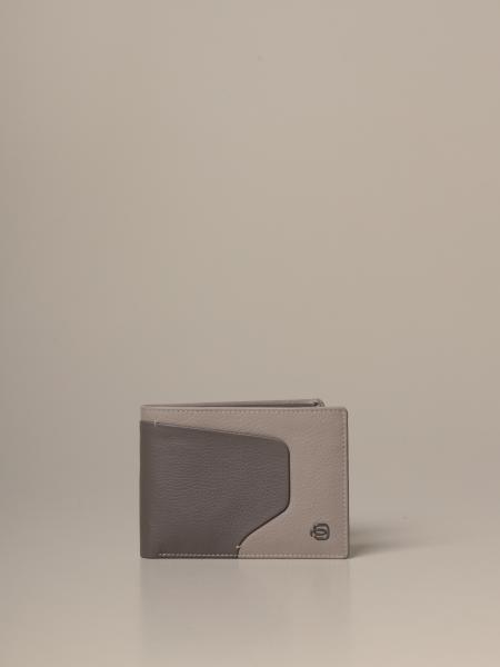 Piquadro: Piquadro wallet with leather coin holder