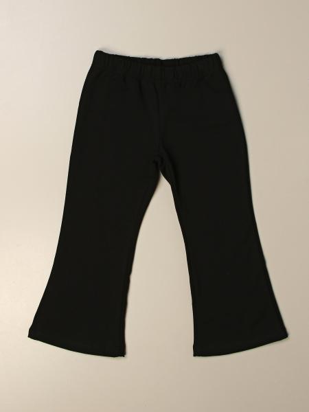 PICCOLA LUDO: pants for girls - Black | Piccola Ludo pants BS5WB029 ...