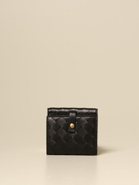 BOTTEGA VENETA: wallet in woven leather | Wallet Bottega Veneta Women ...