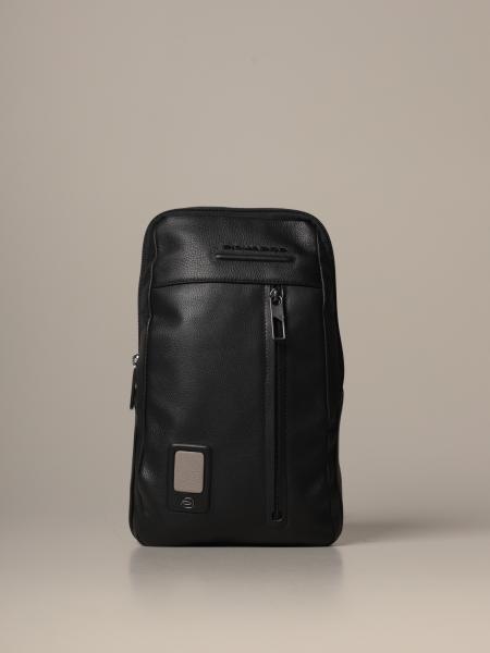 Borsello a monospalla Akron Piquadro personalizzabile porta iPad mini