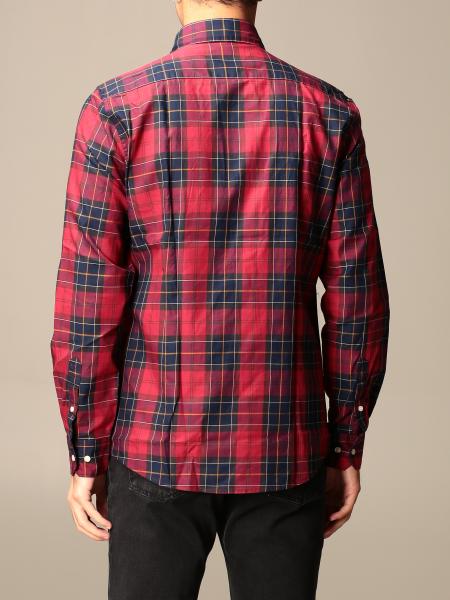 barbour shirt red