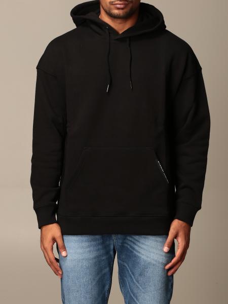 GIVENCHY: sweatshirt with hood and logo | Sweater Givenchy Men Black ...