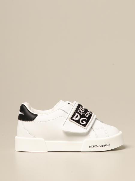 DOLCE & GABBANA: para niño, Blanco | Zapatos Dolce & Gabbana DN0135 AW408 línea en GIGLIO.COM