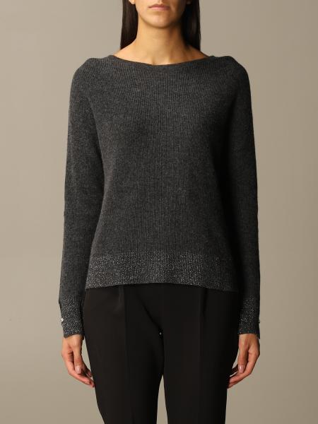 Liu Jo Outlet: sweater for woman - Grey | Liu Jo sweater CF0162MA86J ...