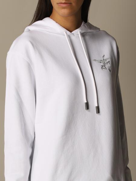 white sweatshirt print