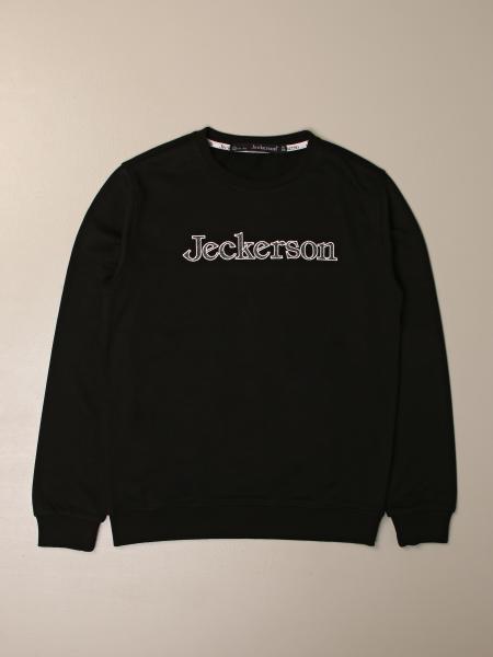 JECKERSON: crewneck sweatshirt with logo - Black | Jeckerson sweater ...