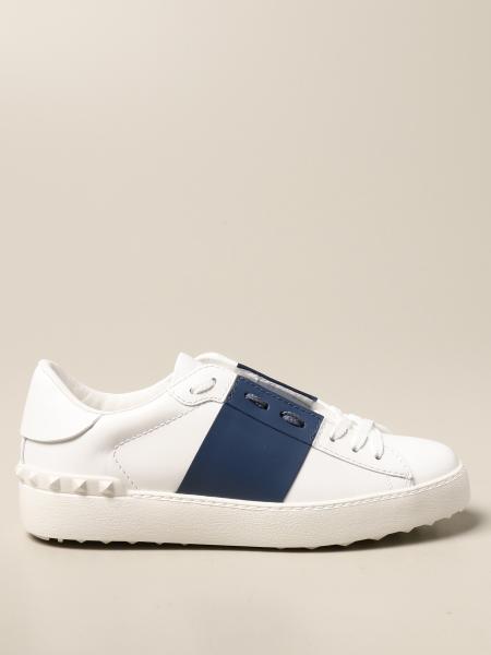 Rektangel Forklaring interview Valentino Garavani Outlet: Open sneakers in leather with band - White 2 |  Valentino Garavani sneakers UW0S0781 BLU online on GIGLIO.COM