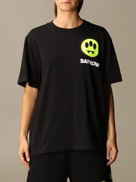 BARROW: T-shirt with maxi back print - Black | Barrow t-shirt 027290 ...