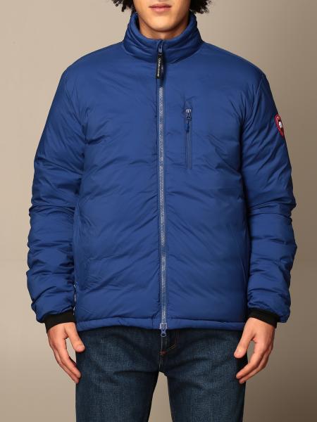 CANADA GOOSE: jacket with zip - Blue | Canada Goose jacket CG5079M35 ...