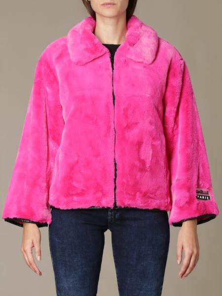Gaëlle Paris Outlet: fur coats for woman - Fuchsia | Gaëlle Paris fur ...