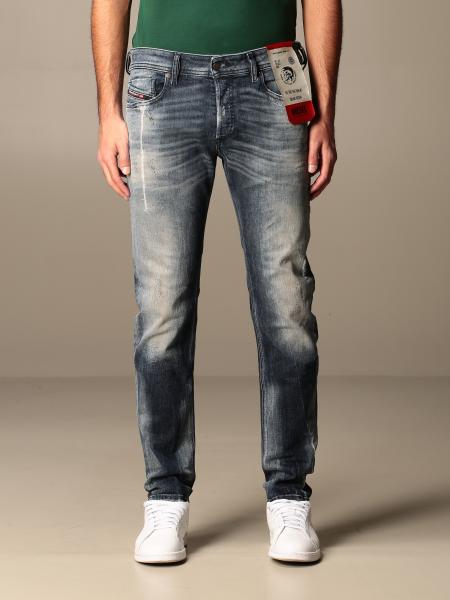 Outlet de Diesel: Jeans hombre, Azul Oscuro | Jeans Diesel 00SWJE 069NI en en GIGLIO.COM