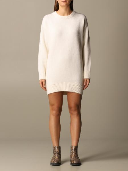 Laneus: Laneus maxi pullover dress in wool blend