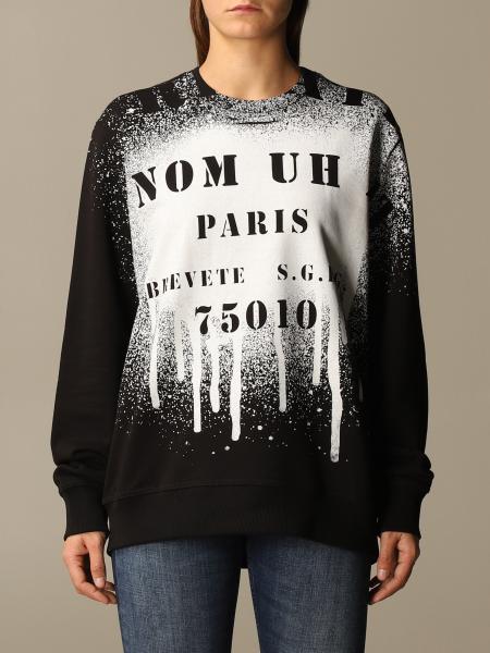 Ih Nom Uh Nit: Ih Nom Uh Nit printed crewneck sweatshirt