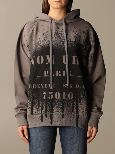 Ih Nom Uh Nit: Ih Nom Uh Nit hooded sweatshirt with logo print
