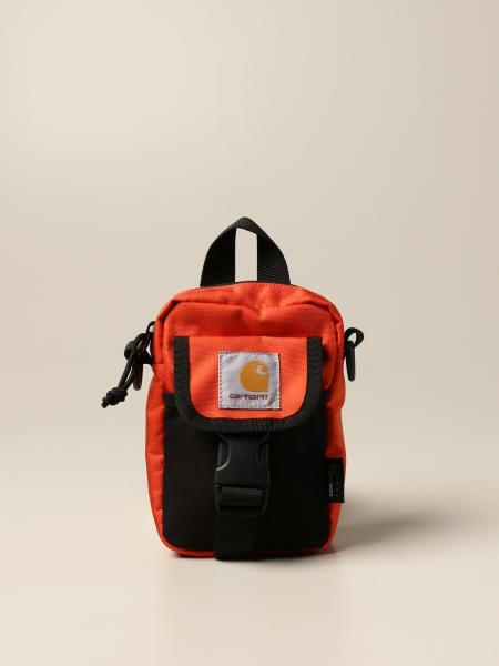 CARHARTT WIP: Carhartt shoulder bag in canvas - Orange  Carhartt Wip  shoulder bag I02815306 online at