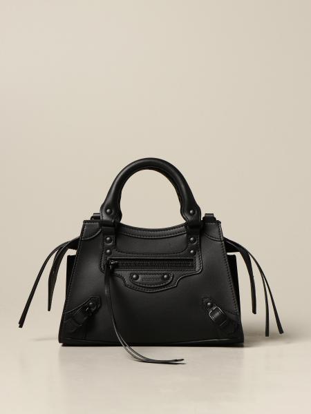 BALENCIAGA: Neo classic city mini bag in leather | Handbag Balenciaga ...