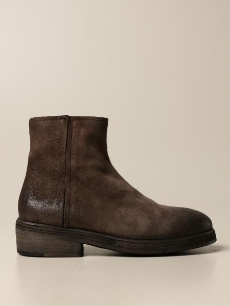 Marsèll: Marsèll Tozzo Zip ankle boot in suede deerskin