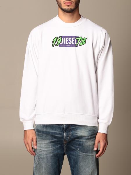 diesel white sweatshirt