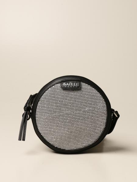 Borsa Gaëlle Paris in pelle sintetica e maglia metallica con strass