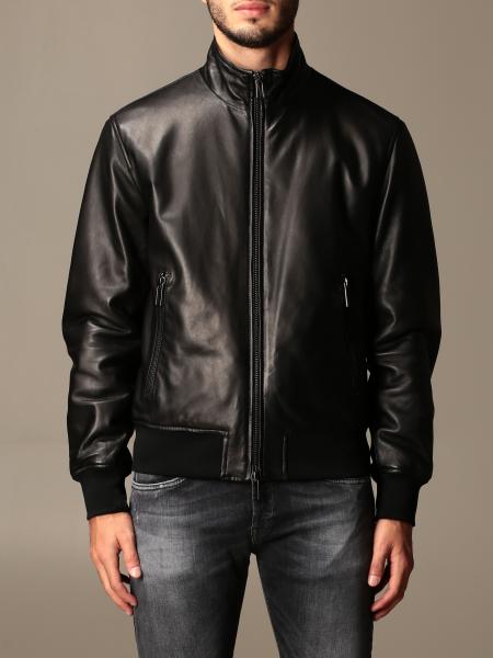 EMPORIO ARMANI: jacket with zip - Black | Emporio Armani jacket 91B52P ...