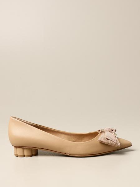 camel ballet pumps