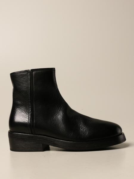 Marsèll Zip Tozzo ankle boot in leather with macro zip