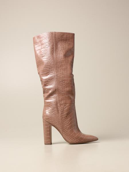 steve madden triple pink leather boots