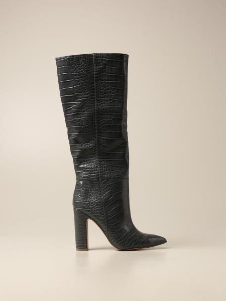 Rouge Steve Madden boot in synthetic leather with crocodile print