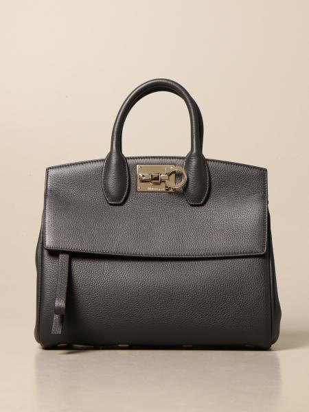 FERRAGAMO: Handbag For Woman - Grey | Ferragamo Handbag 21H159 732489 ...