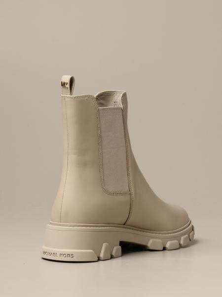 Leather Ankle Boots Michael Kors Ridley Bootie Light Sand Michael