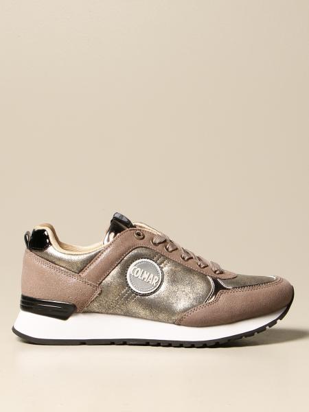 Colmar women: Travis Punk Colmar sneakers in laminated suede and laminated synthetic leather