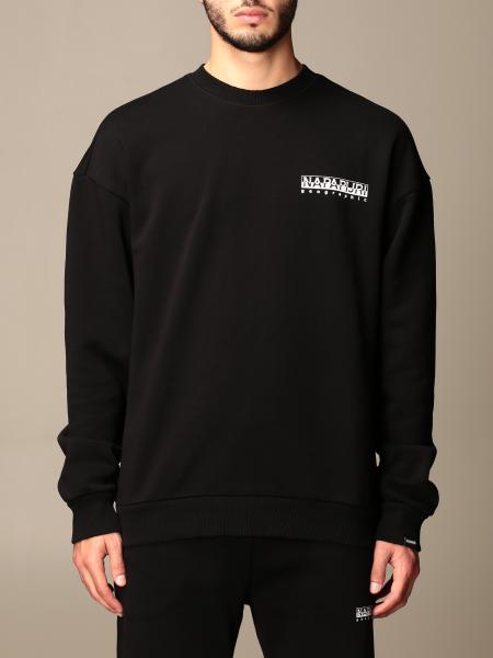 NAPAPIJRI: crewneck sweatshirt with logo - Black | Napapijri sweatshirt ...