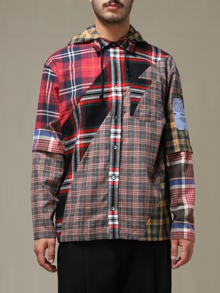 MCQ: ueen shirt in patchwork tartan - Multicolor | Mcq shirt 623405 ...